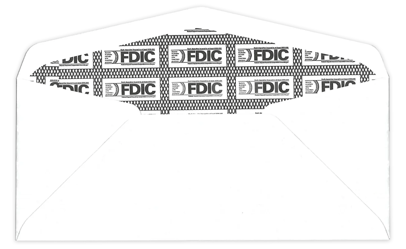 FDIC envelope FDIC envelope